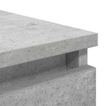 Skjenk Med Skuffer Betonggrå 37,5X35X99 Cm Konstruert Tre