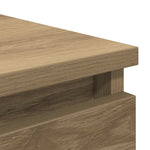 Skjenk Med Skuffer Artisan Eik 37,5X35X99 Cm Konstruert Tre