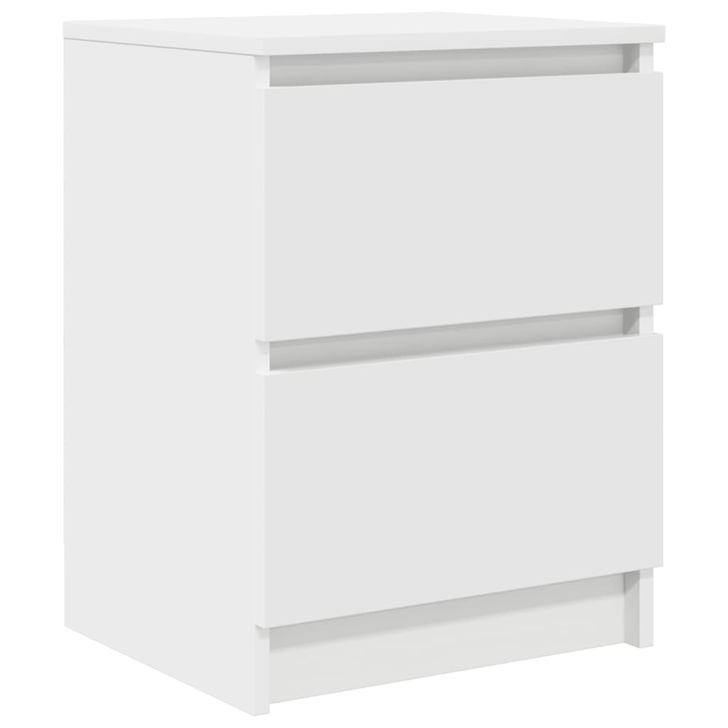 Tv-Benk Hvit 40X35X54 Cm Konstruert Tre