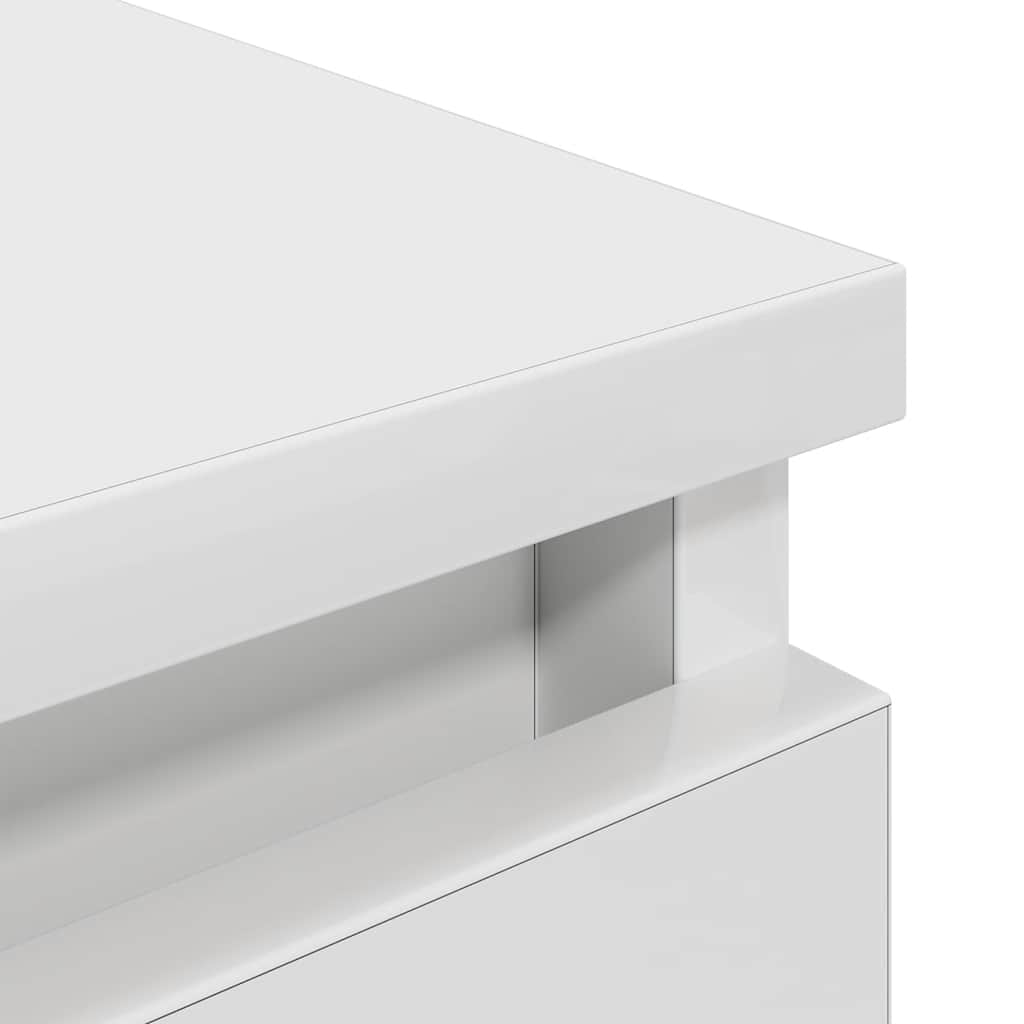 Tv-Benk Hvit 40X35X54 Cm Konstruert Tre