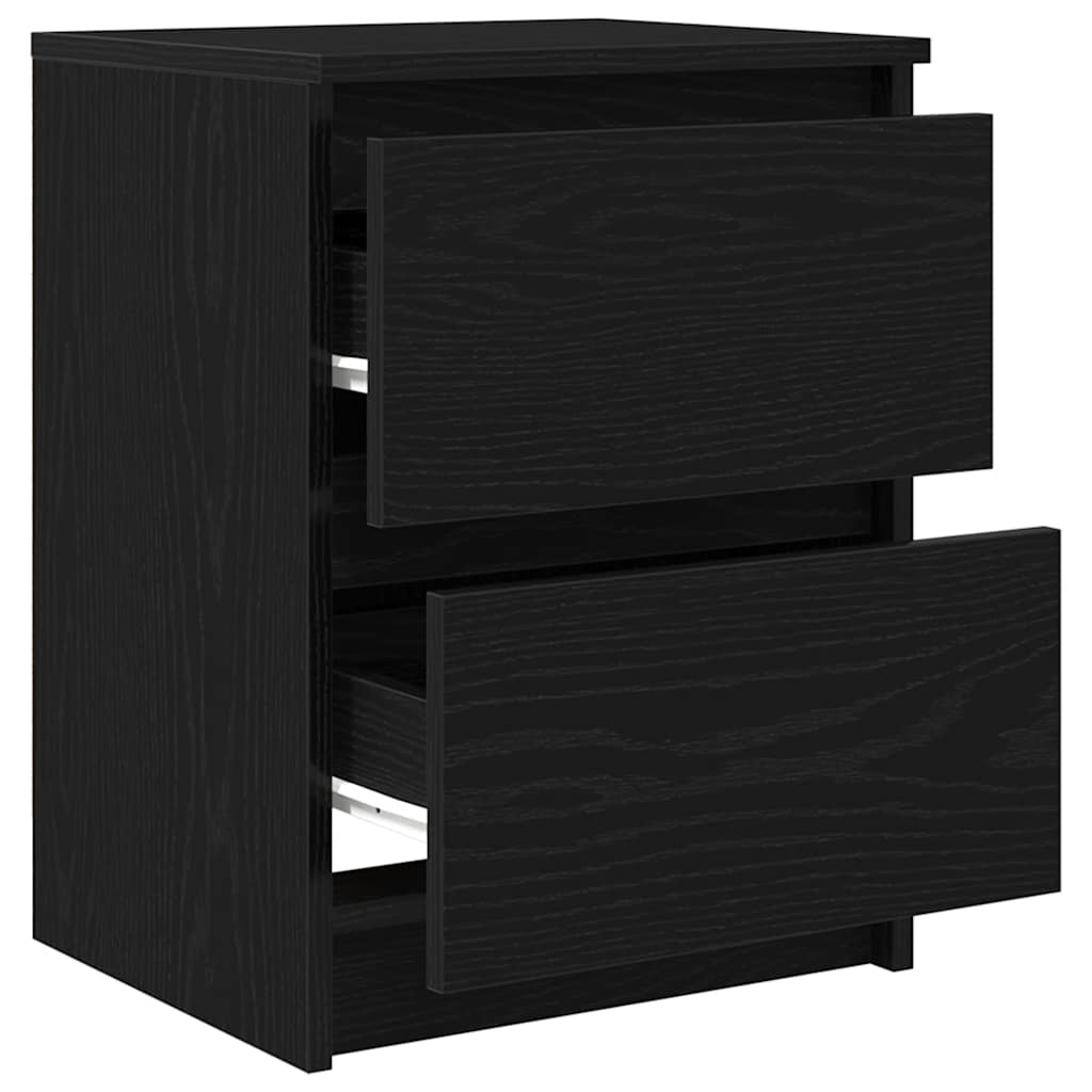 Tv-Benk Svart 40X35X54 Cm Konstruert Tre
