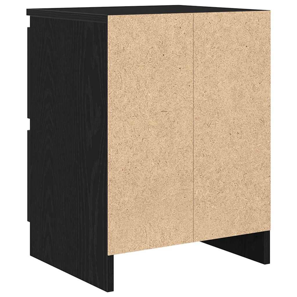 Tv-Benk Svart 40X35X54 Cm Konstruert Tre