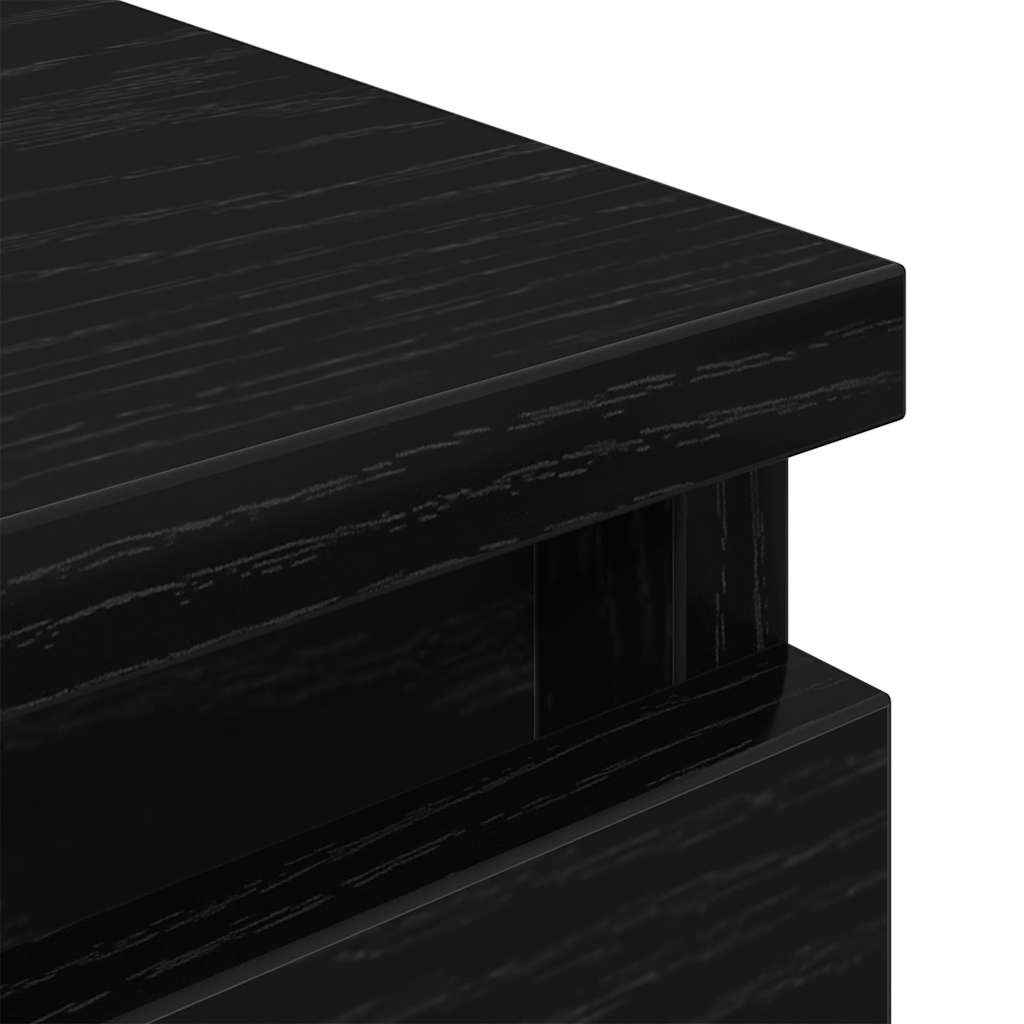 Tv-Benk Svart 40X35X54 Cm Konstruert Tre
