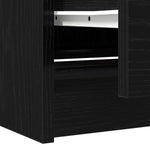 Tv-Benk Svart 40X35X54 Cm Konstruert Tre