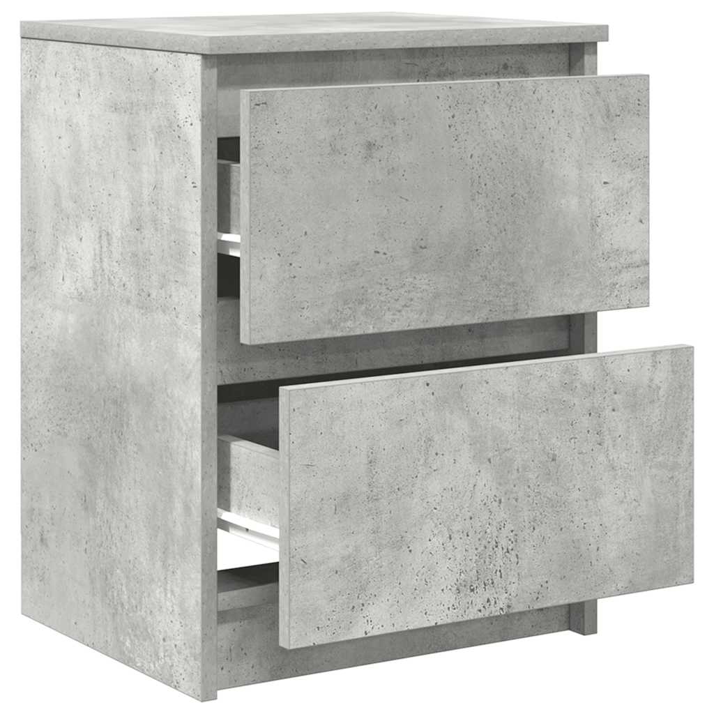 Tv-Benk Betonggrå 40X35X54 Cm Konstruert Tre
