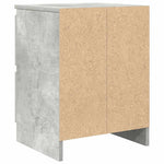 Tv-Benk Betonggrå 40X35X54 Cm Konstruert Tre