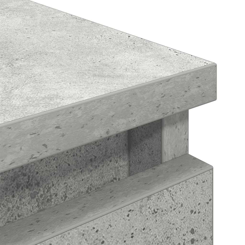 Tv-Benk Betonggrå 40X35X54 Cm Konstruert Tre