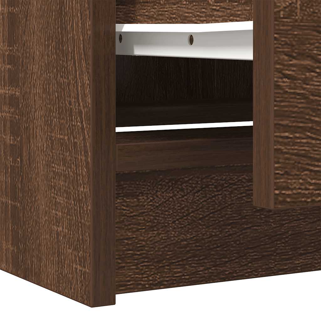 Tv-Benk Sonoma Eik 40X35X54 Cm Konstruert Tre