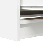Tv-Benk Hvit 80X35X54 Cm Konstruert Tre