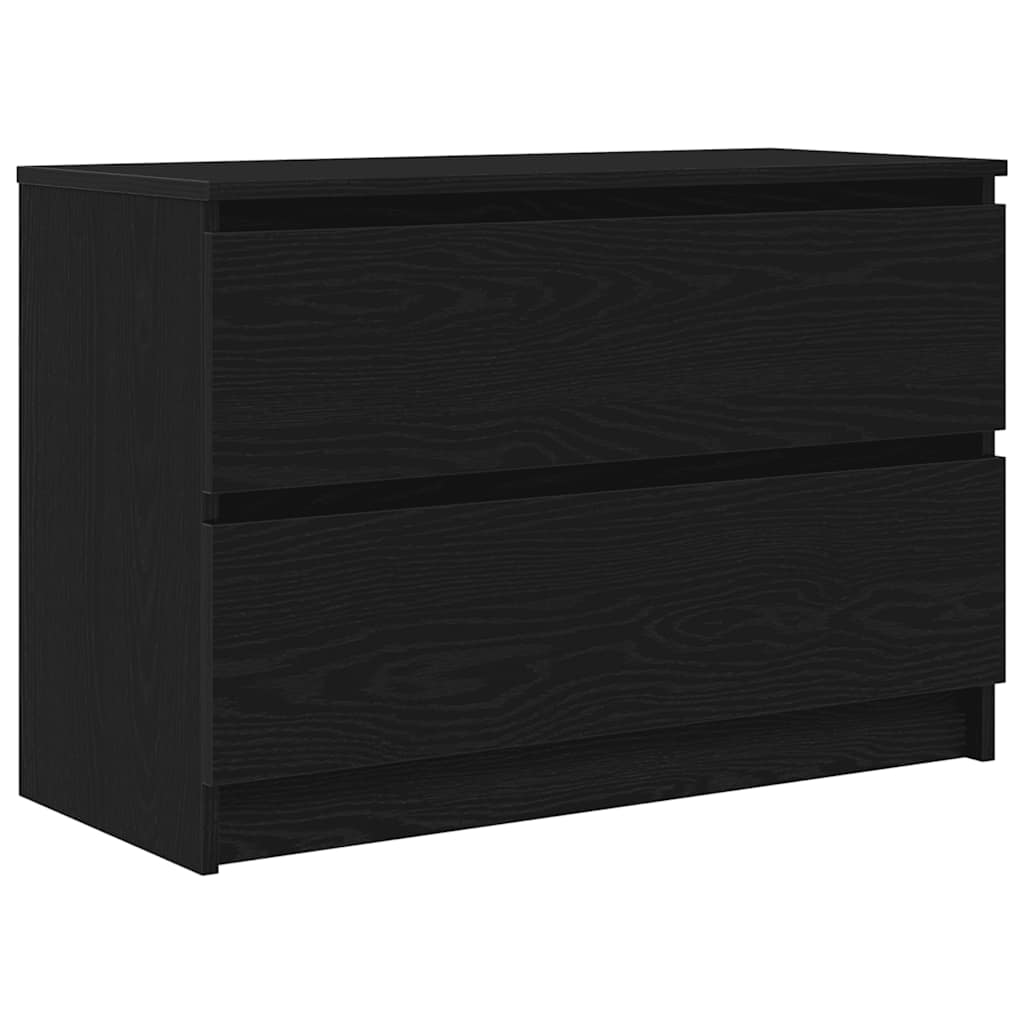 Tv-Benk Svart 80X35X54 Cm Konstruert Tre