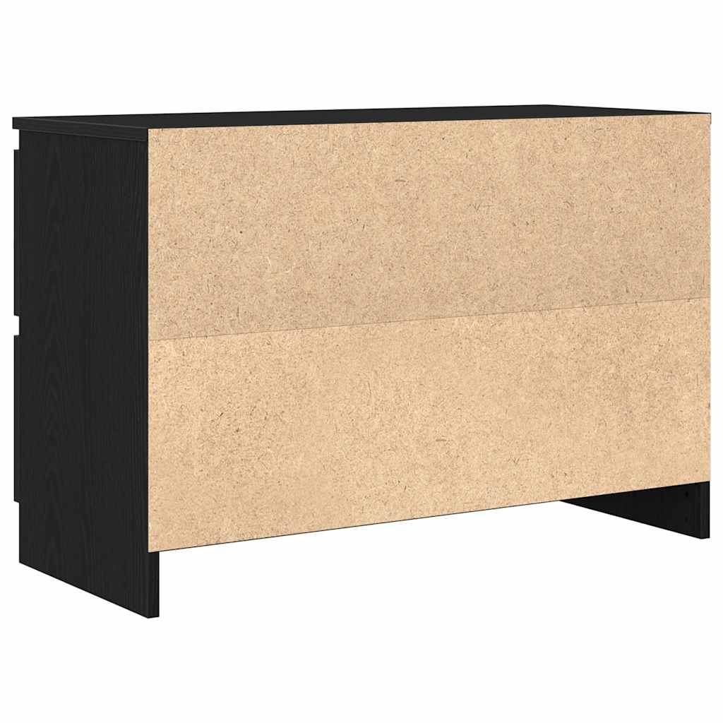 Tv-Benk Svart 80X35X54 Cm Konstruert Tre