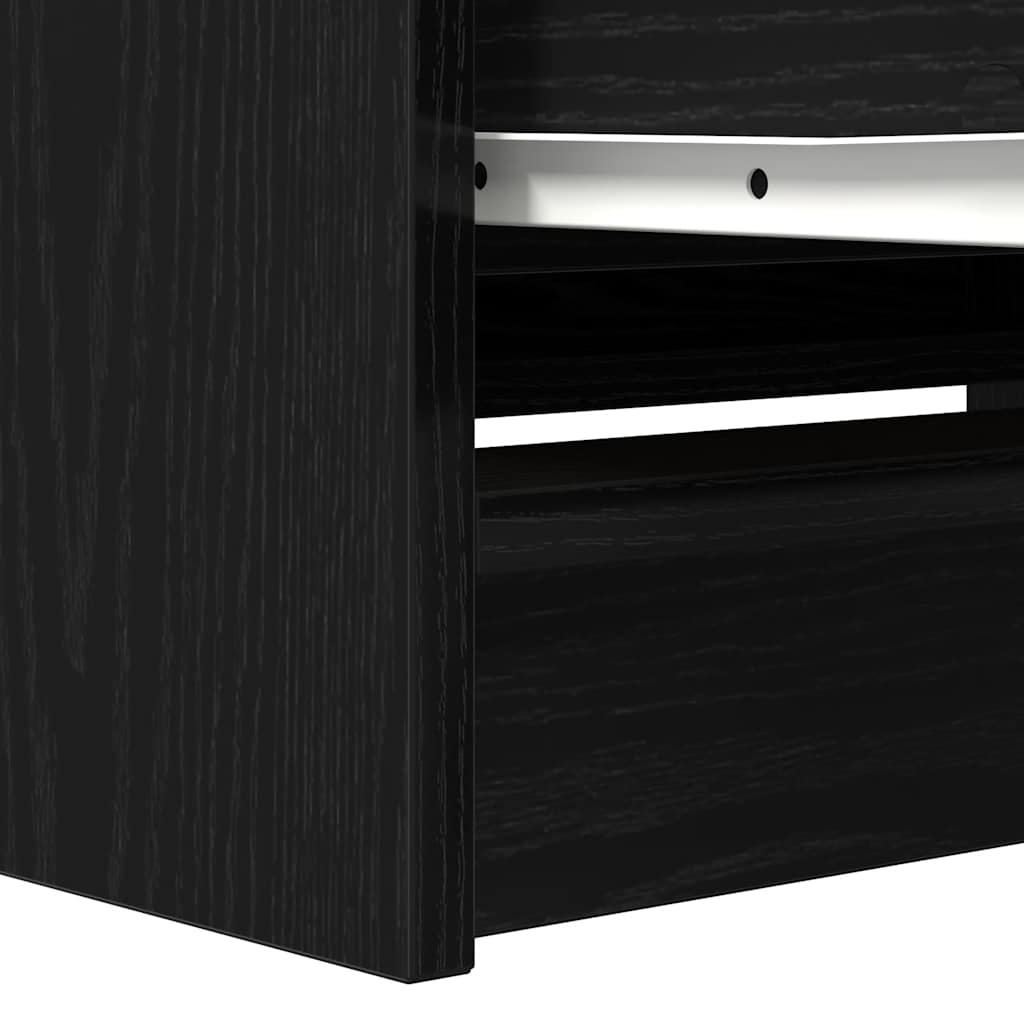 Tv-Benk Svart 80X35X54 Cm Konstruert Tre
