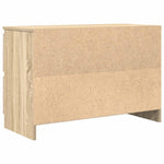 Tv-Benk Sonoma Eik 80X35X54 Cm Konstruert Tre