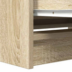 Tv-Benk Sonoma Eik 80X35X54 Cm Konstruert Tre