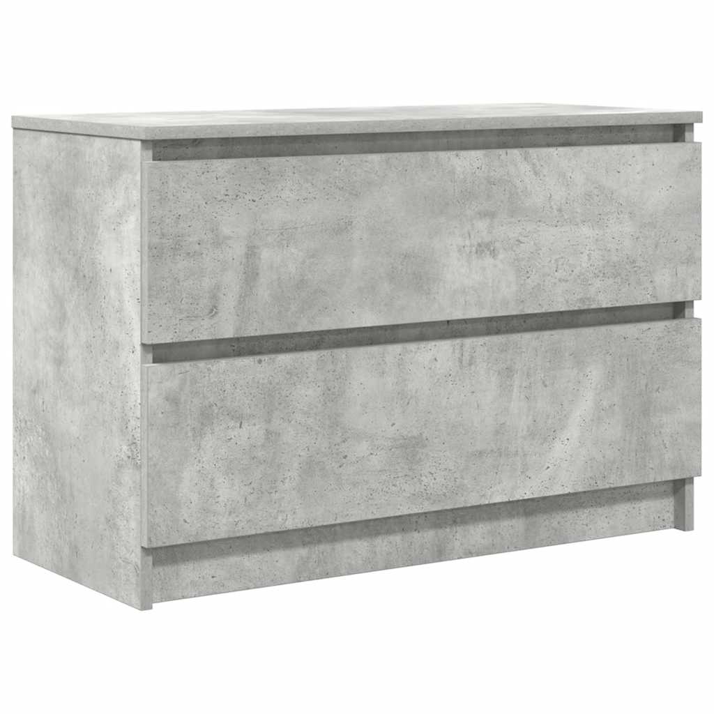 Tv-Benk Betonggrå 80X35X54 Cm Konstruert Tre