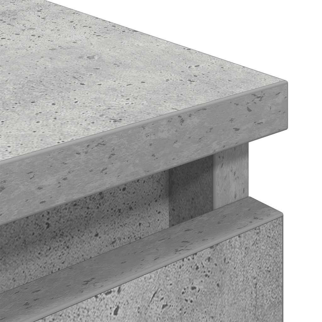 Tv-Benk Betonggrå 80X35X54 Cm Konstruert Tre