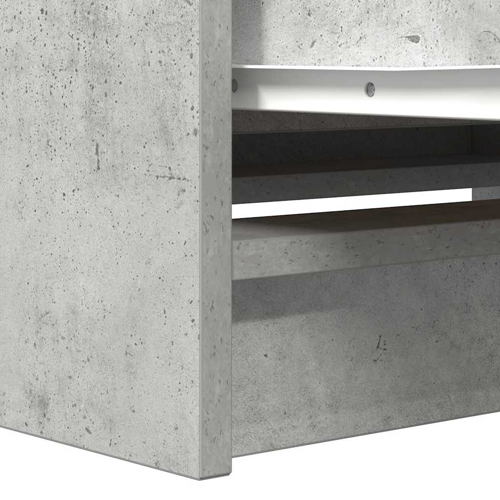 Tv-Benk Betonggrå 80X35X54 Cm Konstruert Tre