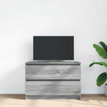 Tv-Benk Grå Sonoma 80X35X54 Cm Konstruert Tre
