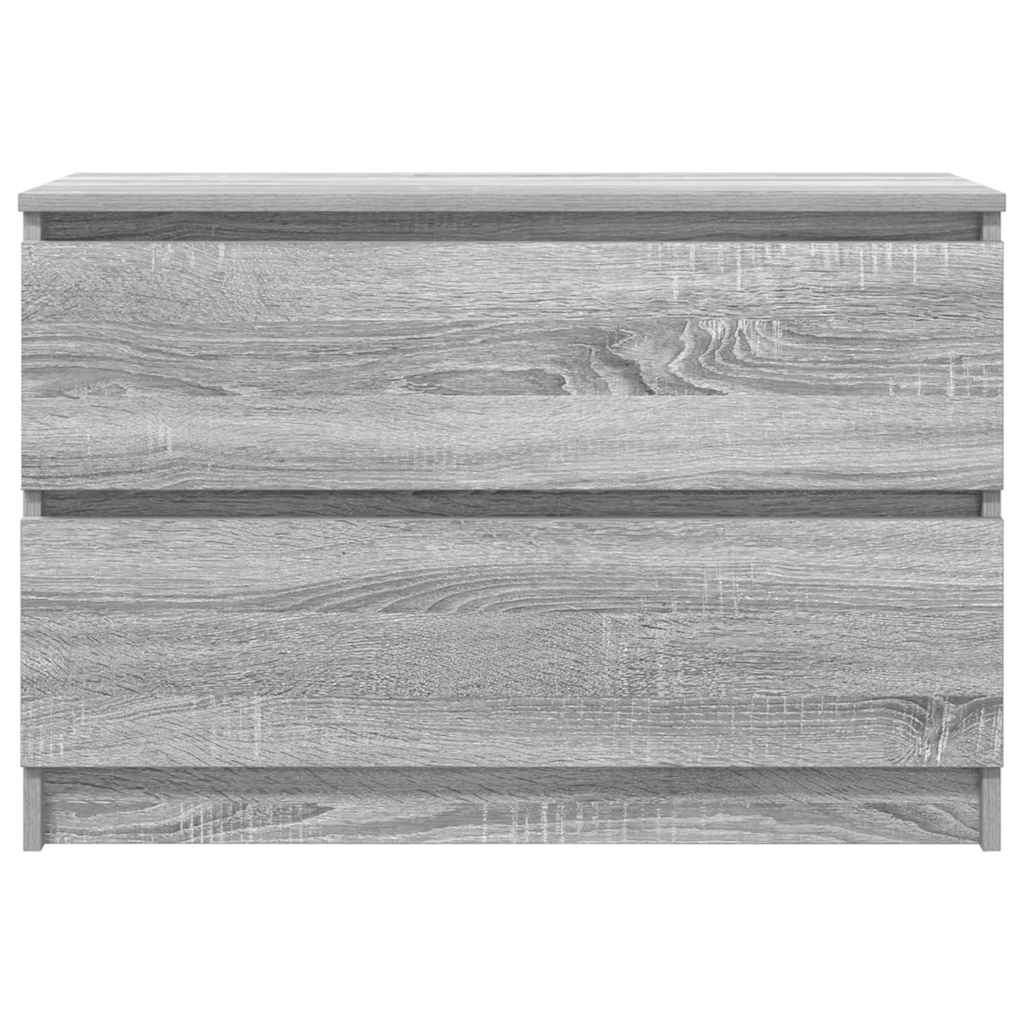 Tv-Benk Grå Sonoma 80X35X54 Cm Konstruert Tre