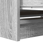 Tv-Benk Grå Sonoma 80X35X54 Cm Konstruert Tre