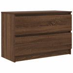 Tv-Benk Sonoma Eik 80X35X54 Cm Konstruert Tre