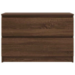 Tv-Benk Sonoma Eik 80X35X54 Cm Konstruert Tre
