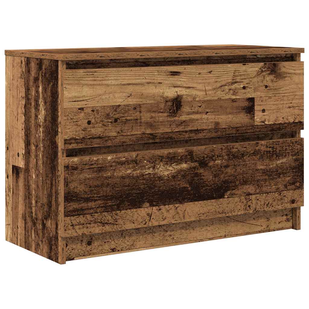 Tv-Benk Gammelt Tre 80X35X54 Cm Konstruert Tre