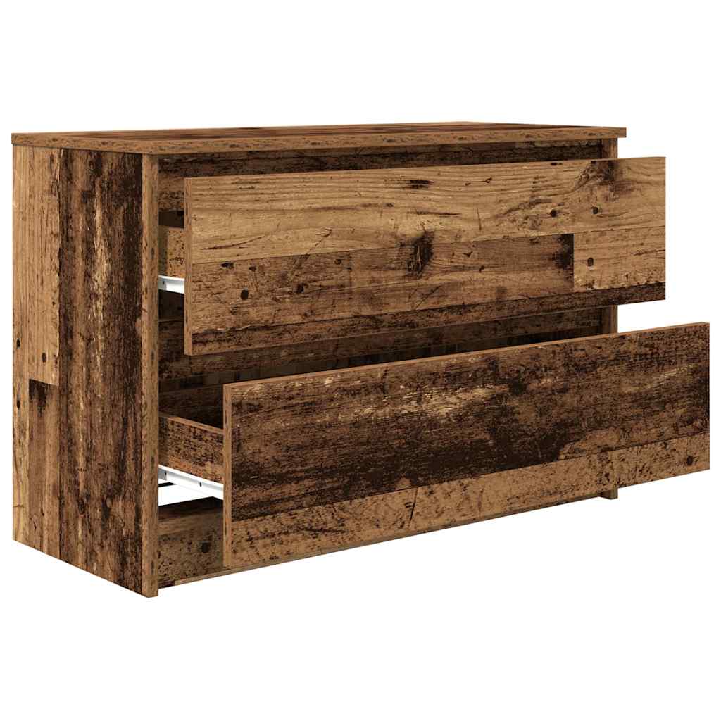 Tv-Benk Gammelt Tre 80X35X54 Cm Konstruert Tre