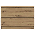 Tv-Benk Artisan Eik 80X35X54 Cm Konstruert Tre