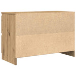 Tv-Benk Artisan Eik 80X35X54 Cm Konstruert Tre