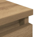 Tv-Benk Artisan Eik 80X35X54 Cm Konstruert Tre