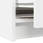 Tv-Benk Hvit 100X35X54 Cm Konstruert Tre