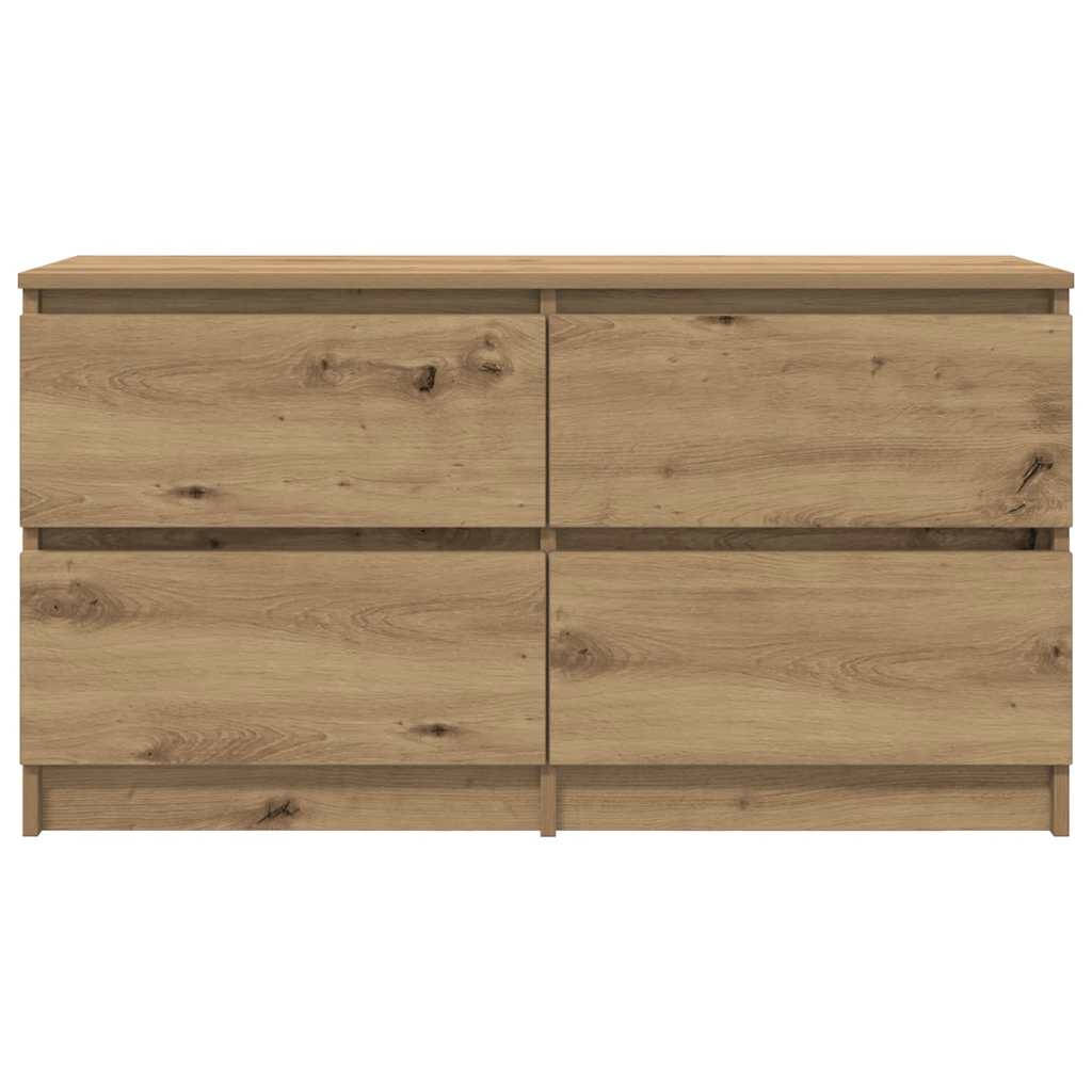 Tv-Benk Artisan Eik 100X35X54 Cm Konstruert Tre