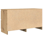 Tv-Benk Artisan Eik 100X35X54 Cm Konstruert Tre