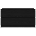 Tv-Benk Svart 100X35X54 Cm Konstruert Tre
