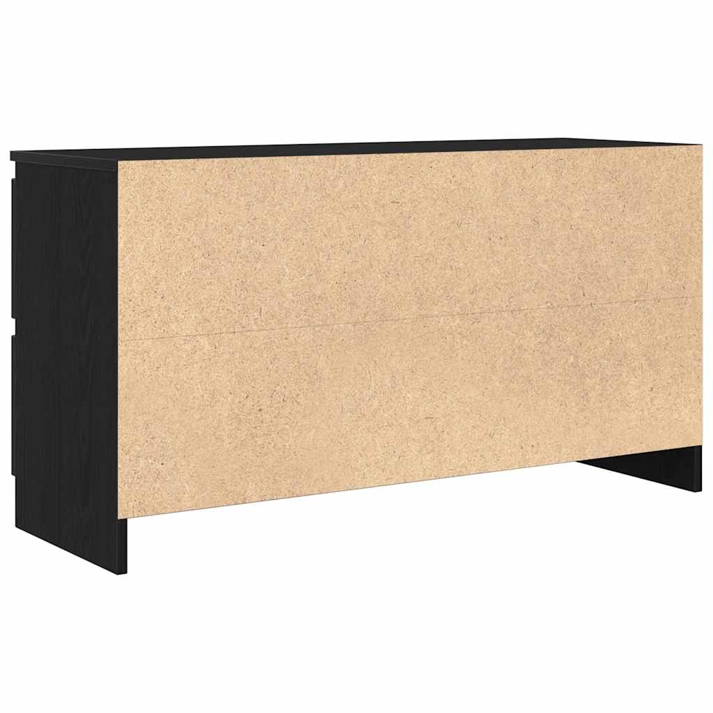 Tv-Benk Svart 100X35X54 Cm Konstruert Tre