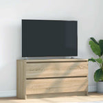Tv-Benk Sonoma Eik 100X35X54 Cm Konstruert Tre
