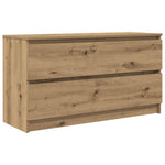 Tv-Benk Artisan Eik 100X35X54 Cm Konstruert Tre