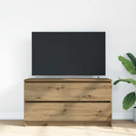 Tv-Benk Artisan Eik 100X35X54 Cm Konstruert Tre