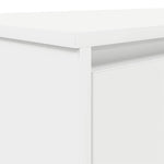 Skrivebord Hvit 120X42X76 Cm Konstruert Tre