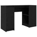 Skrivebord Svart Eik 120X42X76 Cm Konstruert Tre
