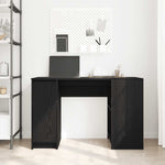 Skrivebord Svart Eik 120X42X76 Cm Konstruert Tre