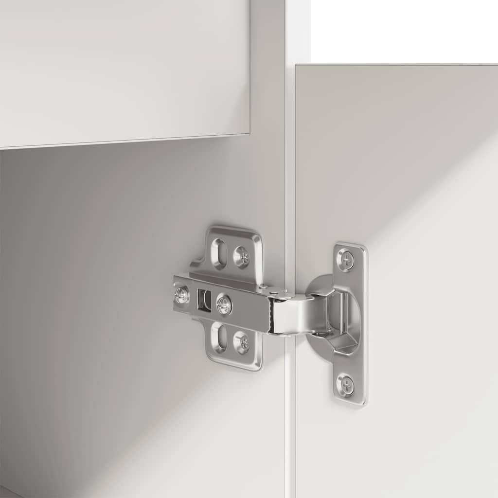 Skrivebord Hvit 86X49X76 Cm Konstruert Tre