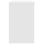 Skrivebord Hvit 86X49X76 Cm Konstruert Tre