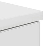 Skrivebord Hvit 86X49X76 Cm Konstruert Tre