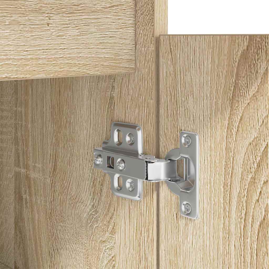 Skrivebord Sonoma Eik 86X49X76 Cm Konstruert Tre