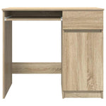 Skrivebord Sonoma Eik 86X49X76 Cm Konstruert Tre