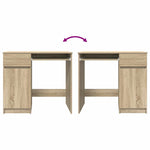 Skrivebord Sonoma Eik 86X49X76 Cm Konstruert Tre