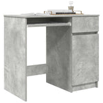 Skrivebord Betonggrå 86X49X76 Cm Konstruert Tre