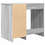 Skrivebord Grå Sonoma 86X49X76 Cm Konstruert Tre